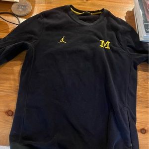 U of M fleece crew neck